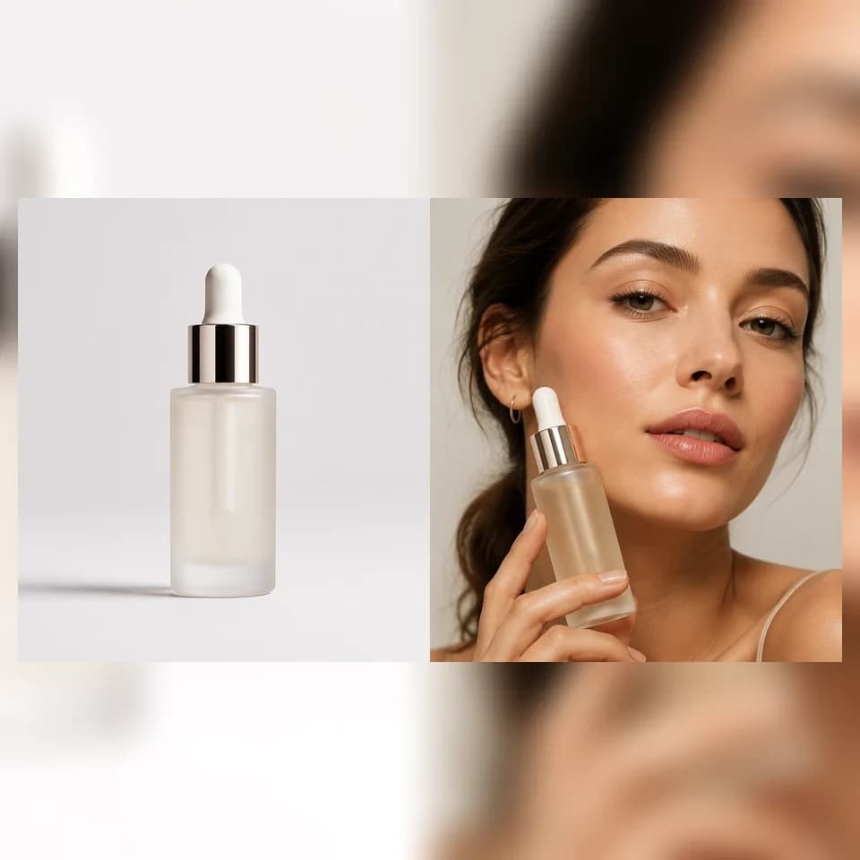 Skincare serum product photo preview