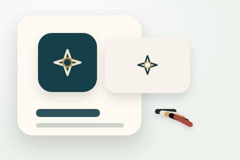 AI logo concept for founders exploring a new brand identity