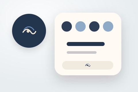 AI generated creator channel logo for avatars and social covers