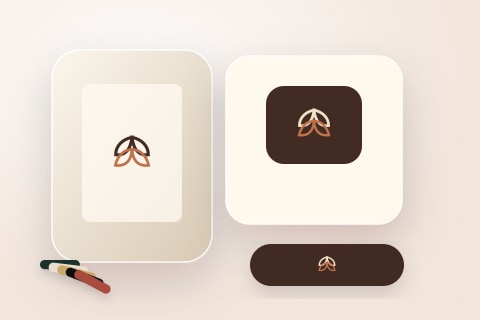 AI generated ecommerce store logo for shop packaging and storefront